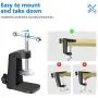 Neewer Heavy-duty Metal Table Mounting Clamp for Microphone Suspension Boom Scissor Arm Stand Holder with an Adjustable Positioning Screw, Fits up to 1.77Inches/ 4.5Centimeter Desktop Thickness-Black Neewer Heavy-duty Metal Table Mounting Clamp for Microphone Suspension Boom Scissor Arm Stand Holder with an Adjustable Positioning Screw, Fits up to 1.77Inches/ 4.5Centimeter Desktop Thickness-Black