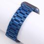 Miniseas Band Compatible with Apple Watch Band 38mm 42mm Stainless Steel Wristband Metal Buckle Clasp Strap Replacement Bracelet for iWatch Series 5/4/3/2/1 40mm 44mm (Blue, 38MM-40MM)