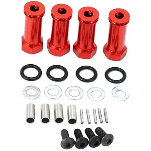 HONG YI-HAT 12mm Lengthen Combiner Wheel Hex Adapters 30mm Extension for WLtoys 144001 12428 A959 RC Car Upgrade Spare Parts Spare Parts (Color : Red) HONG YI-HAT 12mm Lengthen Combiner Wheel Hex Adapters 30mm Extension for WLtoys 144001 12428 A959 RC Car Upgrade Spare Parts Spare Parts (Color : Red)