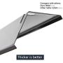Hongso 15 Inch Porcelain Steel Grill Heat Plates Shield Replacement for Dyna-glo DGF510SSP, DGF510SSP-D, Uniflame GBC1059WB, Backyard BY12-084-029-98, BY15-101-001-02, 4-Pack Flame Tamers, PPA591