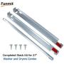 KSTK1 27 inch Laundry Stacking Kit by Funmit-Compatible with LG Washer and Dryer,Solid Metal with Chrome Coated KSTK1 27 inch Laundry Stacking Kit by Funmit-Compatible with LG Washer and Dryer,Solid Metal with Chrome Coated