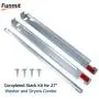 KSTK1 27 inch Laundry Stacking Kit by Funmit-Compatible with LG Washer and Dryer,Solid Metal with Chrome Coated