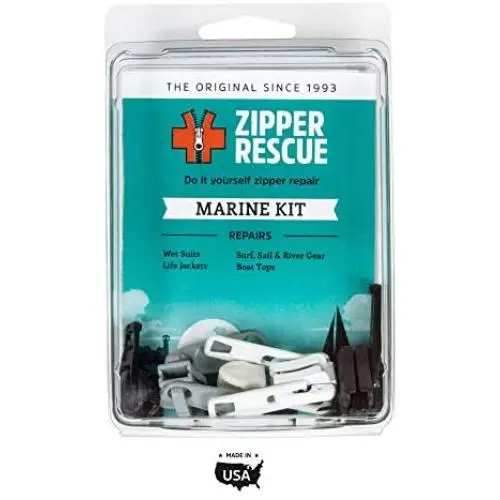 Zipper Rescue Zipper Repair Kits – The Original Zipper Repair Kit, Made in America Since 1993 (Marine)