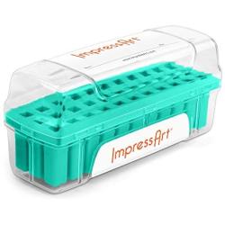 ImpressArt Letter Stamp Storage Case, Teal, 3mm