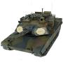 Modified Edition 1/16 2.4ghz Remote Control US M1A2 Abrams Tank Camouflage Color(360-Degree Rotating Turret)(Steel Gear Gearbox)(3800mah Battery)(Metal Tracks &Sprocket Wheel & Idle Wheel)