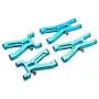 GUNDAN 1 Set Complete Upgrade Parts Kit for 1/18 WLtoys A959 A969 A979 K929 Electric RC Car Off Road Buggy Metal Replacement