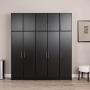 Prepac Elite Storage Cabinet, 32'' W x 65'' H x 16'' D, Black