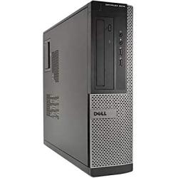 Dell Optiplex 3010 PC with 24'' FHD Dell Monitor, Wireless Keyboard and Mouse, Gel Mousepad, WiFi, Intel i5, 8GB Memory, 240GB SSD Storage, Windows 10 (Renewed)