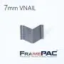 V Nails for Hardwood Picture Frames - 7mm (1/4 Inch) - [4000 V-Nail Pack, Stacked] - Universal (UNI) - Ultra Strong Vnail Wedges for Picture Framing - Joining Picture Frame Corners