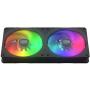 Cooler Master MasterFan SF240R ARGB 240mm All-in-One Square Frame Fan w/16 Independently-Controlled Addressable RGB LEDs, Cable Management, PWM Control Fan for Computer Case and CPU Liquid Cooler
