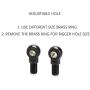 Mallofusa Motorcycle Pair Rear 400mm Shock Absorbers For Yamaha Suzuki ATV Scooters Street Bike White Golden