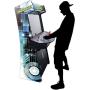 Creative Arcades Slim Full-Size Commercial Grade Cabinet Arcade Machine | Trackball | 3500 Classic Games | 4 Sanwa Joysticks | 2 Stools Included | 32'' HD LCD Screen | 3-Year Warranty