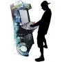 Creative Arcades Slim Full-Size Commercial Grade Cabinet Arcade Machine | Trackball | 3500 Classic Games | 4 Sanwa Joysticks | 2 Stools Included | 32'' HD LCD Screen | 3-Year Warranty Creative Arcades Slim Full-Size Commercial Grade Cabinet Arcade Machine | Trackball | 3500 Classic Games | 4 Sanwa Joysticks | 2 Stools Included | 32'' HD LCD Screen | 3-Year Warranty