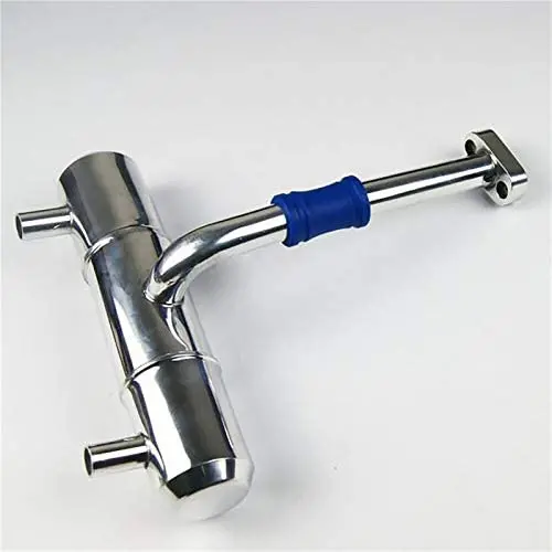 DAPENGNIAO Metal Twin Tuned Exhaust Pipe Suitable for HPI 5B 5T 5SC KM Rovan Buggy RC Truck Parts Accessories Accessories (Color : Silver) DAPENGNIAO Metal Twin Tuned Exhaust Pipe Suitable for HPI 5B 5T 5SC KM Rovan Buggy RC Truck Parts Accessories Accessories (Color : Silver)