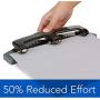Swingline 3 Hole Punch, Desktop Hole Puncher 3 Ring, SmartTouch Metal Paper Punch, Home Office Supplies, Portable Desk Accessories, 20 Sheet Punch Capacity, Low Force, Black/Gray (74133) - (New)