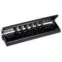 Chris-Wang Adjustable Metal 6-Hole Paper Punch Puncher for A5/Personal/Pocket Size Six Ring Binder Day Planner Inserts Pages - 6 Sheet Capacity - 6mm Hole Diameter Chris-Wang Adjustable Metal 6-Hole Paper Punch Puncher for A5/Personal/Pocket Size Six Ring Binder Day Planner Inserts Pages - 6 Sheet Capacity - 6mm Hole Diameter