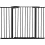 Munchkin Easy Close XL Pressure Mounted Baby Gate for Stairs, Hallways and Doors, Walk Through with Door, 29.5'' - 51.6'' Wide, Metal, Dark Grey