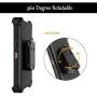 Dailylux Galaxy Note 9 Case,Note 9 Case Belt Clip Heavy Duty Shockproof Swivel Belt Clip Rugged Bumper Hybrid with Kickstand Holster Protective Cover for Samsung Galaxy Note 9,Rose+Black