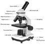 Microscope 40X-640X Optical Glass Lens All-Metal LED Biological Compound Monocular Microscope with 16X Eyepiece Cellphone Digiscoping Adapter for Capturing The Micro World in The Screen Microscope 40X-640X Optical Glass Lens All-Metal LED Biological Compound Monocular Microscope with 16X Eyepiece Cellphone Digiscoping Adapter for Capturing The Micro World in The Screen