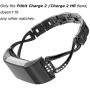 Wearlizer Replacement for Fitbit Charge 2 Bands for Women Metal Bangle/Bracelet/Assesories/Straps/Wrist Band for Fitbit Charge hr 2 Women Small Large
