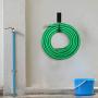 Urban Deco Hose Holder Hook, Wall Mounted Water Hose Storage Hanger,Heavy Duty Metal Hose Bracket,Holds 125-Feet of 5/8-Inch Hosepipe Black