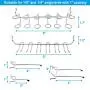 Pegboard Hooks Assortment with Pegboard Bins, Peg Locks, for Organizing Various Tools, 80 Piece Pegboard Hooks Assortment with Pegboard Bins, Peg Locks, for Organizing Various Tools, 80 Piece