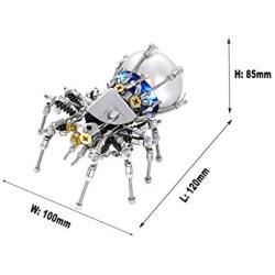 SAVWAY Metal 3D Puzzle with Bluetooth Speaker JS-001 Mecha Model Kits Toy Building Set Metal Spider Models