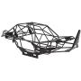 Dilwe RC Car Roll Cage, Metal Black Chassis Frame Roll Cage 1/10 Replacement Part Available for Axial Wraith RR10 90053 90048 RC Car