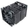 Scythe Ninja 5 CPU Air Cooler, 120mm Single Tower, Intel LGA1151, AMD AM4, Dual Quiet Fans, Black Top Cover