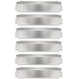 Uniflasy Grill Parts Heat Plates for Nexgrill 6 Burner 720-0896B, 720-0896, 720-0898 and 720-0888, 720-0888N, 720-0882A, 720-0830H, Stainless Steel Grill Heat Shield Tent, Burner Cover, 6 Pack