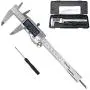 EZT 150mm Digital Calipers, Full Stainless Steel Electronic 6 Inch Digital Vernier Caliper, with Extra-Large LCD Screen, Auto-Off Feature, Inch and Millimeter Conversion Metal Measuring Tool Caliper EZT 150mm Digital Calipers, Full Stainless Steel Electronic 6 Inch Digital Vernier Caliper, with Extra-Large LCD Screen, Auto-Off Feature, Inch and Millimeter Conversion Metal Measuring Tool Caliper