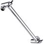 Hotel Spa 11'' Solid Brass Adjustable Shower Extension Arm with Lock Joints. Lower or Raise Any Rain or Handheld Showerhead to Your Height & Angle / 2-Foot Range/Universal Connection, Chrome Finish