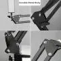 LED Desk Lamp, BZBRLZ Metal Swing Arm Lamp, Eye-Caring Architect Task Lamp, Dimmable Office Table Lamp with 3 Color Modes, 10 Brightness Levels & Adapter, Memory Function(Black), 10W LED Desk Lamp, BZBRLZ Metal Swing Arm Lamp, Eye-Caring Architect Task Lamp, Dimmable Office Table Lamp with 3 Color Modes, 10 Brightness Levels & Adapter, Memory Function(Black), 10W