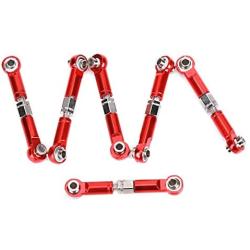 Demeras Metal Pull Rod 6pcs Metal Front Rear Steering Linkage Rods Remote Control Car Accessory for Wltoys 1/18 A959 Rc Car