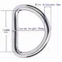 Metal D Rings Buckle Nickel Plated 1'' Inside Diameter Heavy Duty Wire Thickness 4 mm Pack of 20 Metal D Rings Buckle Nickel Plated 1'' Inside Diameter Heavy Duty Wire Thickness 4 mm Pack of 20