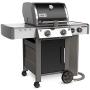 Weber, Black 65014001 Genesis II LX E-240 Natural Gas Grill, Two-Burner