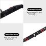 Dilwe RC Crawler Car Rear Bumper, Metal RC Car Bumper with LED Lights Trailer Buckle for Traxxas TRX-4 SCX10II 90046 Car Part Accessory