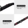 Dilwe RC Crawler Car Rear Bumper, Metal RC Car Bumper with LED Lights Trailer Buckle for Traxxas TRX-4 SCX10II 90046 Car Part Accessory