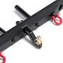 RCLions Metal Rear Bumper with Lights/Shackles/Trailer Hitch for TRX4,SCX10-ii 90046 1/10 RC Crawler Car