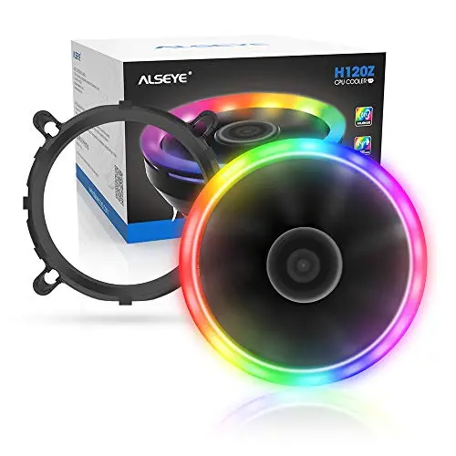 CPU Cooler, Cooler Fan 4pin PWM RGB Fan Computer Case Cooling Fan Quiet Radiator for Intel 775 / 115X / AM2 AM3 AM4 CPU Cooler, Cooler Fan 4pin PWM RGB Fan Computer Case Cooling Fan Quiet Radiator for Intel 775 / 115X / AM2 AM3 AM4