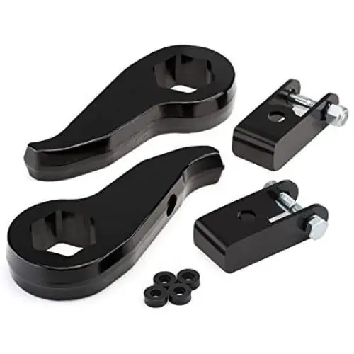 Heavy Metal Suspensions - Fits 2011-2020 GMC Sierra 2500HD (4WD) and 2011-2020 GMC Sierra 3500HD (4WD) Adjustable 1'' to 3'' Front Torsion Keys + Shock Extenders High Strength Carbon Steel Lift Kit Heavy Metal Suspensions - Fits 2011-2020 GMC Sierra 2500HD (4WD) and 2011-2020 GMC Sierra 3500HD (4WD) Adjustable 1'' to 3'' Front Torsion Keys + Shock Extenders High Strength Carbon Steel Lift Kit