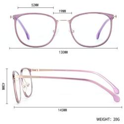 ZENOTTIC Blue Light Blocking Computer Glasses Anti Eye Strain Anti Glare Lens Lightweight Frame Eyeglasses for Women