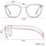 ZENOTTIC Blue Light Blocking Computer Glasses Anti Eye Strain Anti Glare Lens Lightweight Frame Eyeglasses for Women