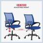 Ergonomic Office Chair Cheap Desk Chair Mesh Computer Chair Back Support Modern Executive Adjustable Chair Task Rolling Swivel Chair for Women, Men(Blue)