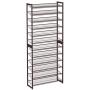 SONGMICS 12-Tier Shoe Rack, Set of 2 Stackable 6-Tier Shoe Organizers, 48-60 Pairs of Shoes, Large Capacity, Metal Mesh Shoe Shelf Storage, Adjustable Flat or Angled Shelves, Bronze ULMR12A SONGMICS 12-Tier Shoe Rack, Set of 2 Stackable 6-Tier Shoe Organizers, 48-60 Pairs of Shoes, Large Capacity, Metal Mesh Shoe Shelf Storage, Adjustable Flat or Angled Shelves, Bronze ULMR12A