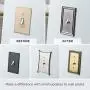 Franklin Brass W35219M-SN-C Classic Architecture Single Decorator Wall Switch Plate/Cover (3 Pack), Satin Nickel, 3 Count Franklin Brass W35219M-SN-C Classic Architecture Single Decorator Wall Switch Plate/Cover (3 Pack), Satin Nickel, 3 Count