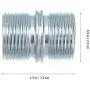 DOITOOL 4PCS 25.4mm Diameter Connectors for Thick Wire Shelve Shelving Unit Double Head Shelf Support Nut Replacement Storage Shelves Part Metal Rack DOITOOL 4PCS 25.4mm Diameter Connectors for Thick Wire Shelve Shelving Unit Double Head Shelf Support Nut Replacement Storage Shelves Part Metal Rack