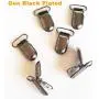 JerryMart 25pcs 20mm 3/4'' Gun Black Plated Pacifier Suspender Clips, Pacifier Clips for Making Pacifier Holders Bib Clips Toy Holder (Color: Gun Black) (20mm (3/4 inch)) JerryMart 25pcs 20mm 3/4'' Gun Black Plated Pacifier Suspender Clips, Pacifier Clips for Making Pacifier Holders Bib Clips Toy Holder (Color: Gun Black) (20mm (3/4 inch))