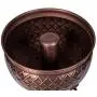 BIRDROCK HOME Water Hose Holder - Copper - Drainage Hole - Ground Garden Hose Pot - Decorative - Handle - Embossed - Steel Metal with Copper Accents - Outdoor or Indoor Use BIRDROCK HOME Water Hose Holder - Copper - Drainage Hole - Ground Garden Hose Pot - Decorative - Handle - Embossed - Steel Metal with Copper Accents - Outdoor or Indoor Use