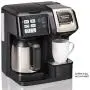 Hamilton Beach FlexBrew Thermal Coffee Maker, Single Serve & Full Pot, Compatible with K-Cup Pods or Grounds, Programmable, Black and Stainless (49966) Hamilton Beach FlexBrew Thermal Coffee Maker, Single Serve & Full Pot, Compatible with K-Cup Pods or Grounds, Programmable, Black and Stainless (49966)
